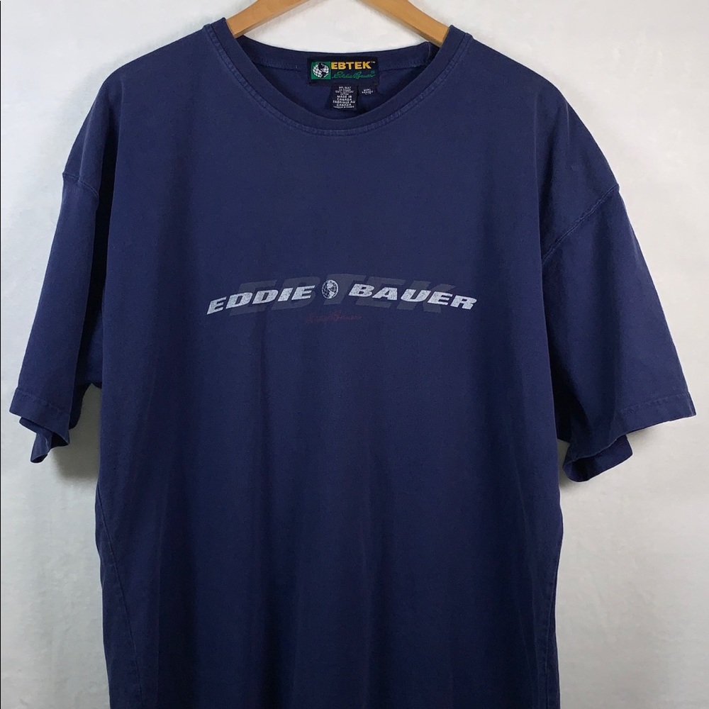 Eddie Bauer EBTEK VTG Mens Graphic Tee Shirt Large